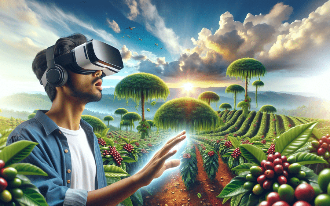 découvrez l'univers fascinant de la réalité virtuelle pour explorer les plantations de café. immersion totale dans les paysages verdoyants et les processus de culture, apprenez tout sur l'art de la récolte et dégustez virtuellement les saveurs exquises du café.